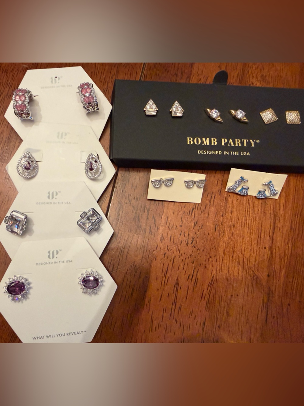 Bomb Party earrings lot NWT/NWOT